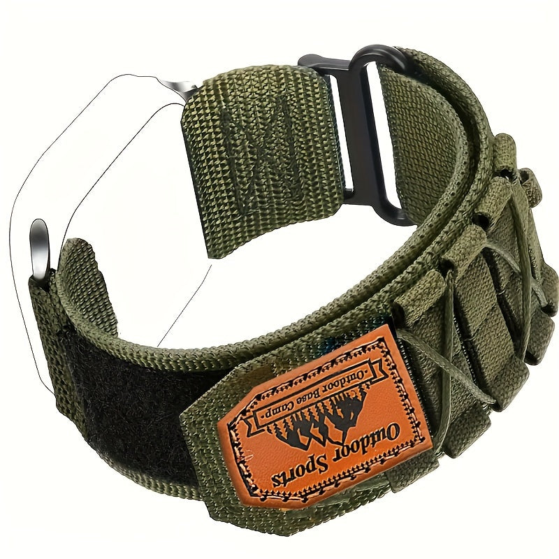 Alpine Loop Tactical Apple Watch Bands - Durable & Comfortable for Adventure - Compatible with Apple Watch Ultra & Series 9/8/7/6/5/4/3/SE - Rugged Nylon Bracelet in Sizes 49mm, 44mm, 40mm, 45mm, 41mm, 38mm, 42mm