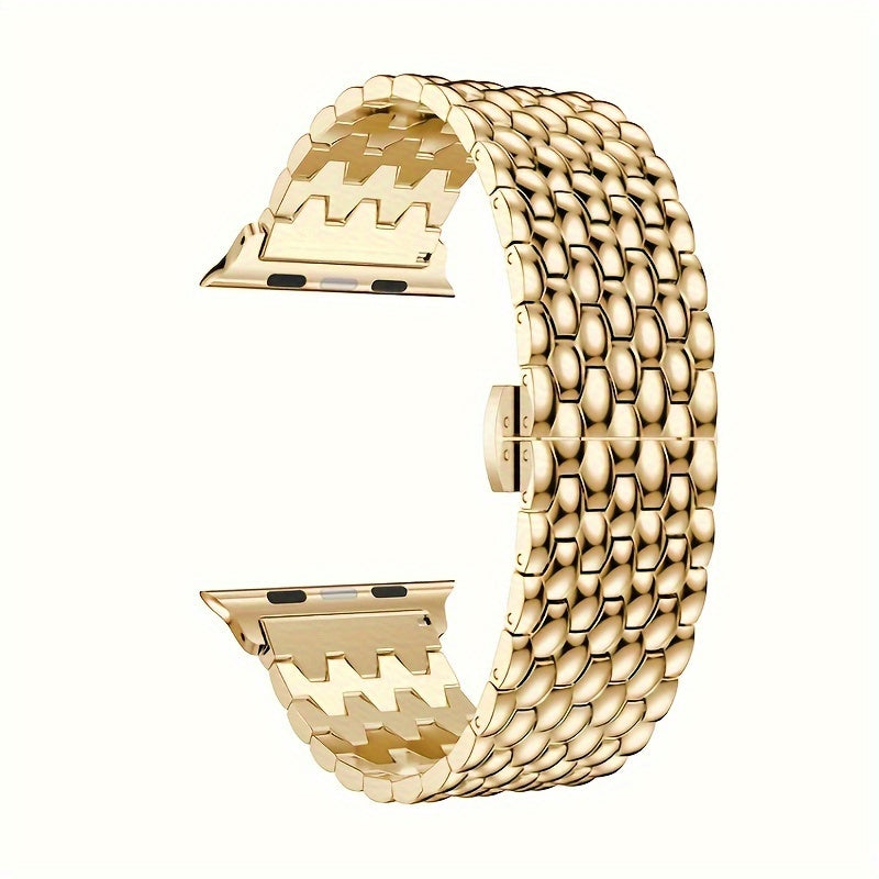 Suitable For Apple Watch Bands 38mm 40mm 41mm 42mm 44mm 45mm 49mm Series 9 8 7 6 5 4 3 2 1 SE SE2 Women And Men, Classic Stainless Steel Metal Watch Band, Suitable For IWatch Watch Band, Beautiful And Shiny Exterior