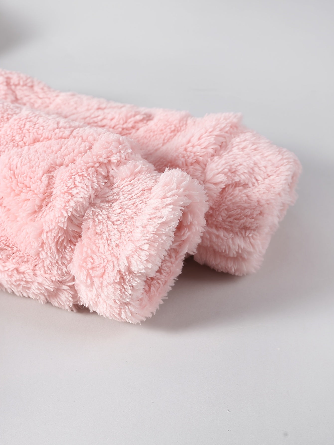 Girls' Pink Plush Hooded Jacket with Heart Appliqué & Plush - Winter Coat, Full-Zip Closure, Machine Washable H-Line Parka for & (No-Fill Warm Outerwear)